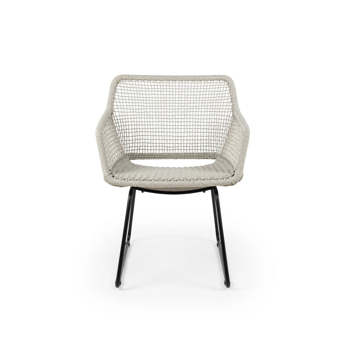 ESTA Gartenstuhl aus Aluminium Leinen geflechtet - ZEN ZONE Furniture