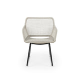 ESTA Gartenstuhl aus Aluminium Leinen geflechtet - ZEN ZONE Furniture