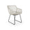 ESTA Gartenstuhl aus Aluminium Leinen geflechtet - ZEN ZONE Furniture