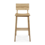 N4 Barhocker - lackierte Eiche - 48 x 50 x 110 cm - ZEN ZONE Furniture