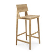 N4 Barhocker - lackierte Eiche - 48 x 50 x 110 cm - ZEN ZONE Furniture