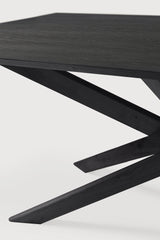 Mikado Esstisch - lackierte Eiche - schwarz - rechteckig - 280 x 110 x 76 cm - ZEN ZONE Furniture