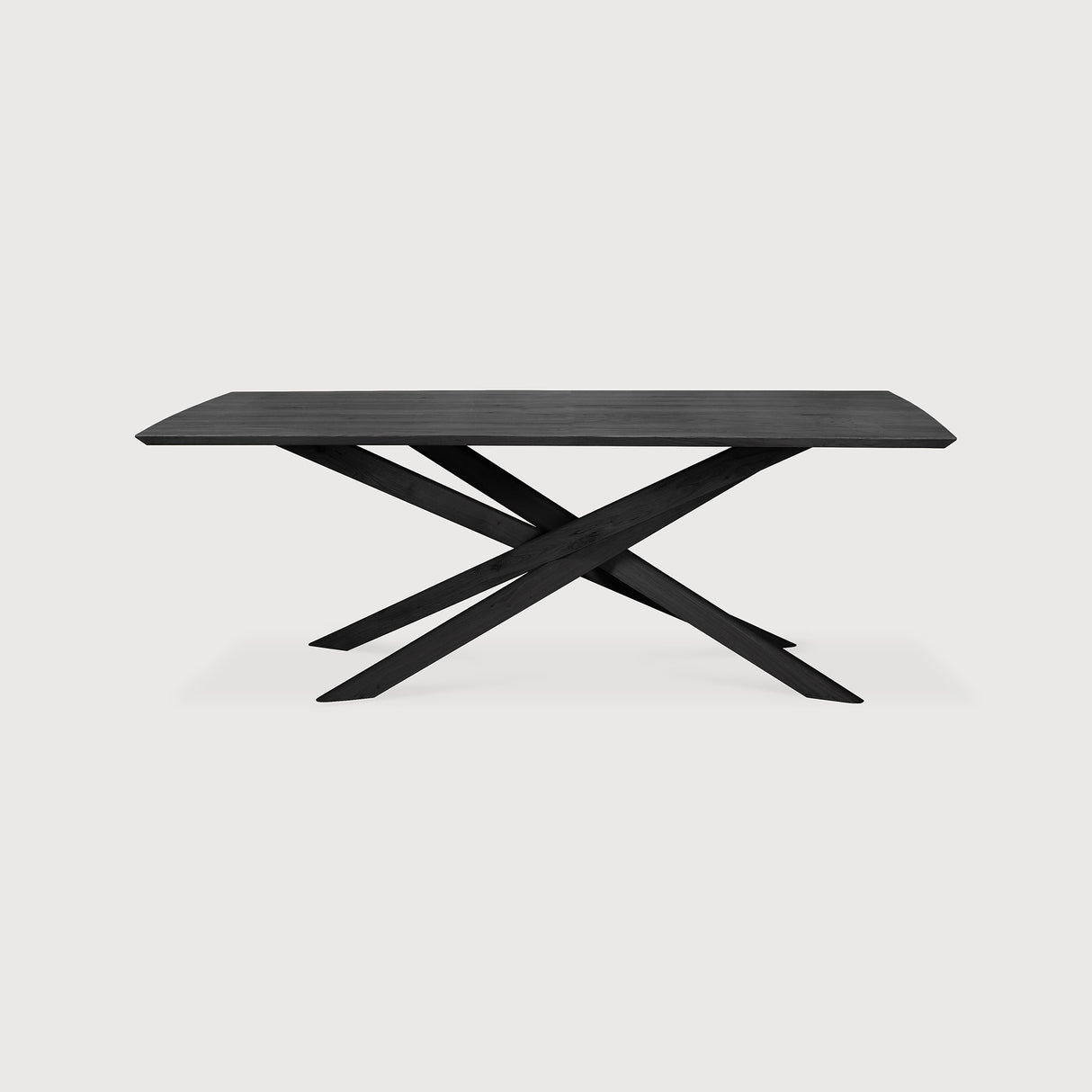 Mikado Esstisch - lackierte Eiche - schwarz - rechteckig - 240 x 110 x 76 cm - ZEN ZONE Furniture