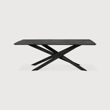 Mikado Esstisch - lackierte Eiche - schwarz - rechteckig - 240 x 110 x 76 cm - ZEN ZONE Furniture