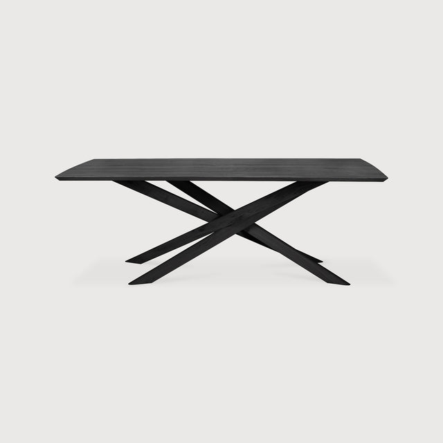 Mikado Esstisch - lackierte Eiche - schwarz - rechteckig - 240 x 110 x 76 cm - ZEN ZONE Furniture