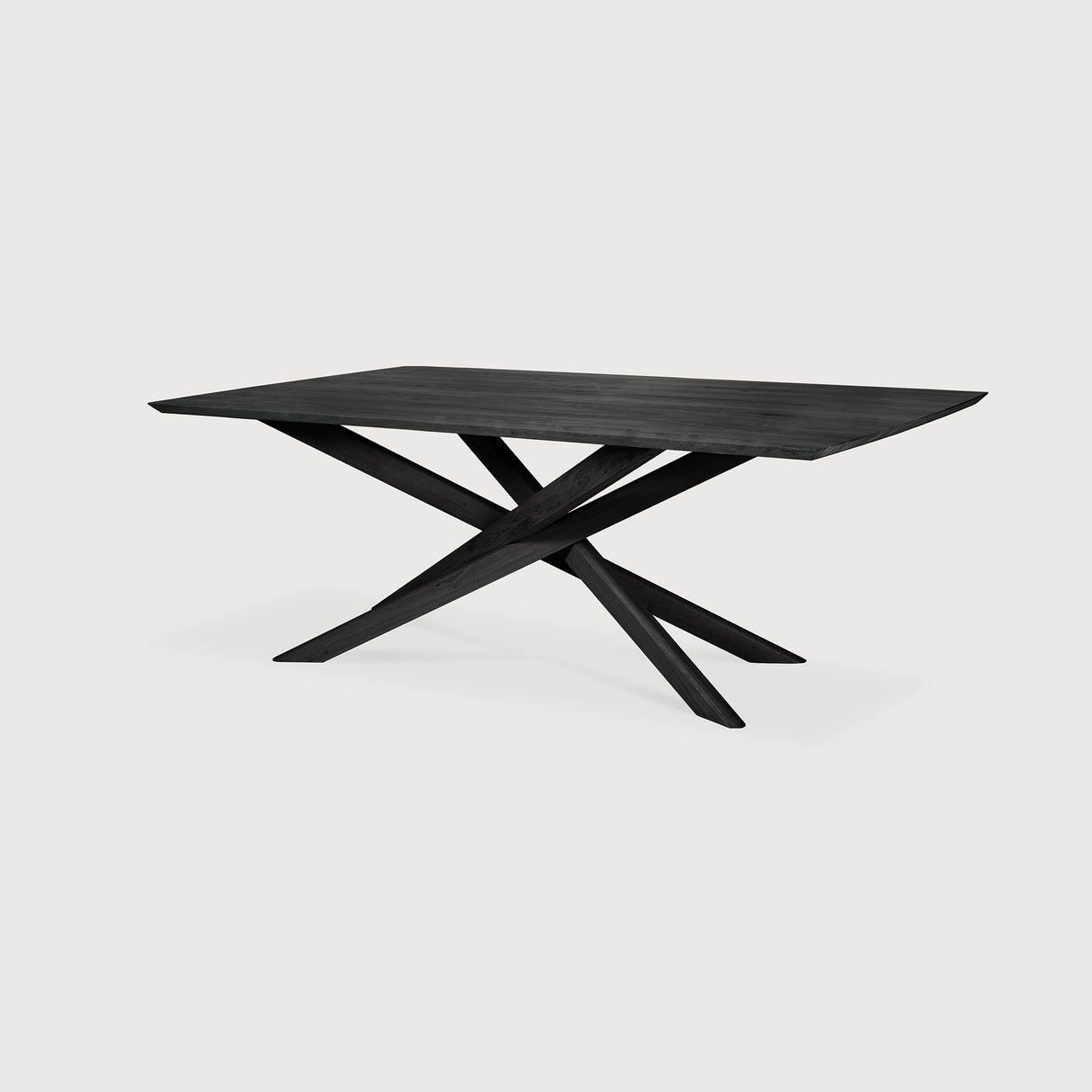 Mikado Esstisch - lackierte Eiche - schwarz - rechteckig - 240 x 110 x 76 cm - ZEN ZONE Furniture