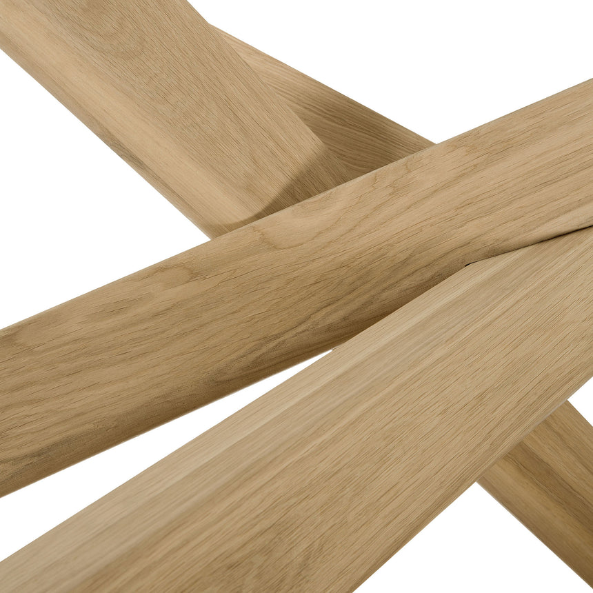 Mikado Esstisch - Eiche - oval - 267 x 138 x 76 cm - ZEN ZONE