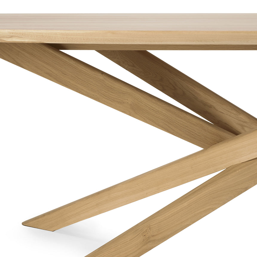 Mikado Esstisch - Eiche - oval - 267 x 138 x 76 cm - ZEN ZONE