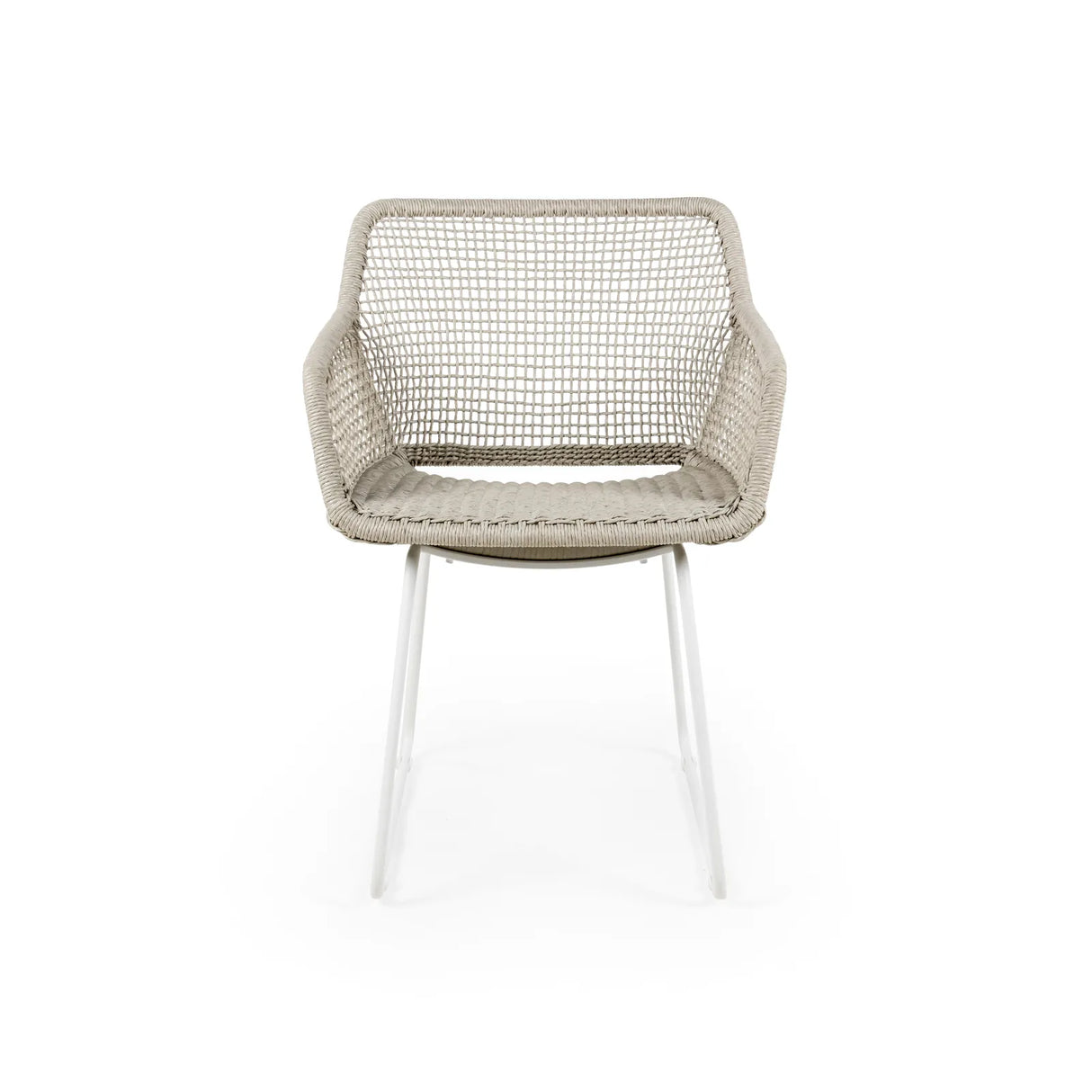 ESTA Gartenstuhl aus Aluminium Leinen geflechtet - ZEN ZONE Furniture