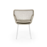 ESTA Gartenstuhl aus Aluminium Leinen geflechtet - ZEN ZONE Furniture