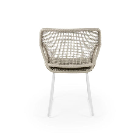 ESTA Gartenstuhl aus Aluminium Leinen geflechtet - ZEN ZONE Furniture