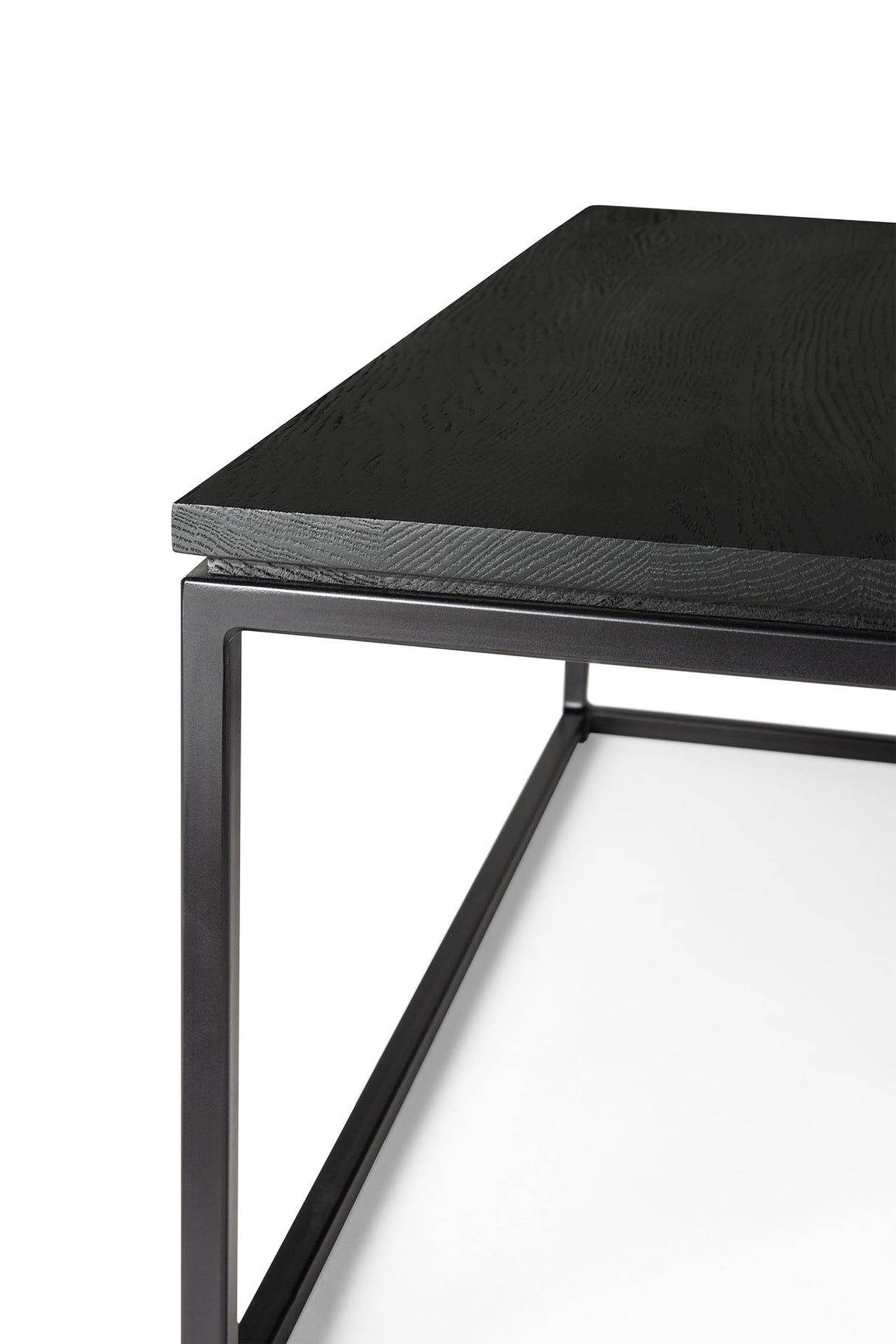 Thin Couchtisch - lackierte Eiche - schwarz - rechteckig - ZEN ZONE