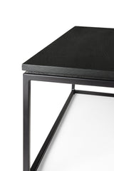 Thin Couchtisch - lackierte Eiche - schwarz - rechteckig - ZEN ZONE