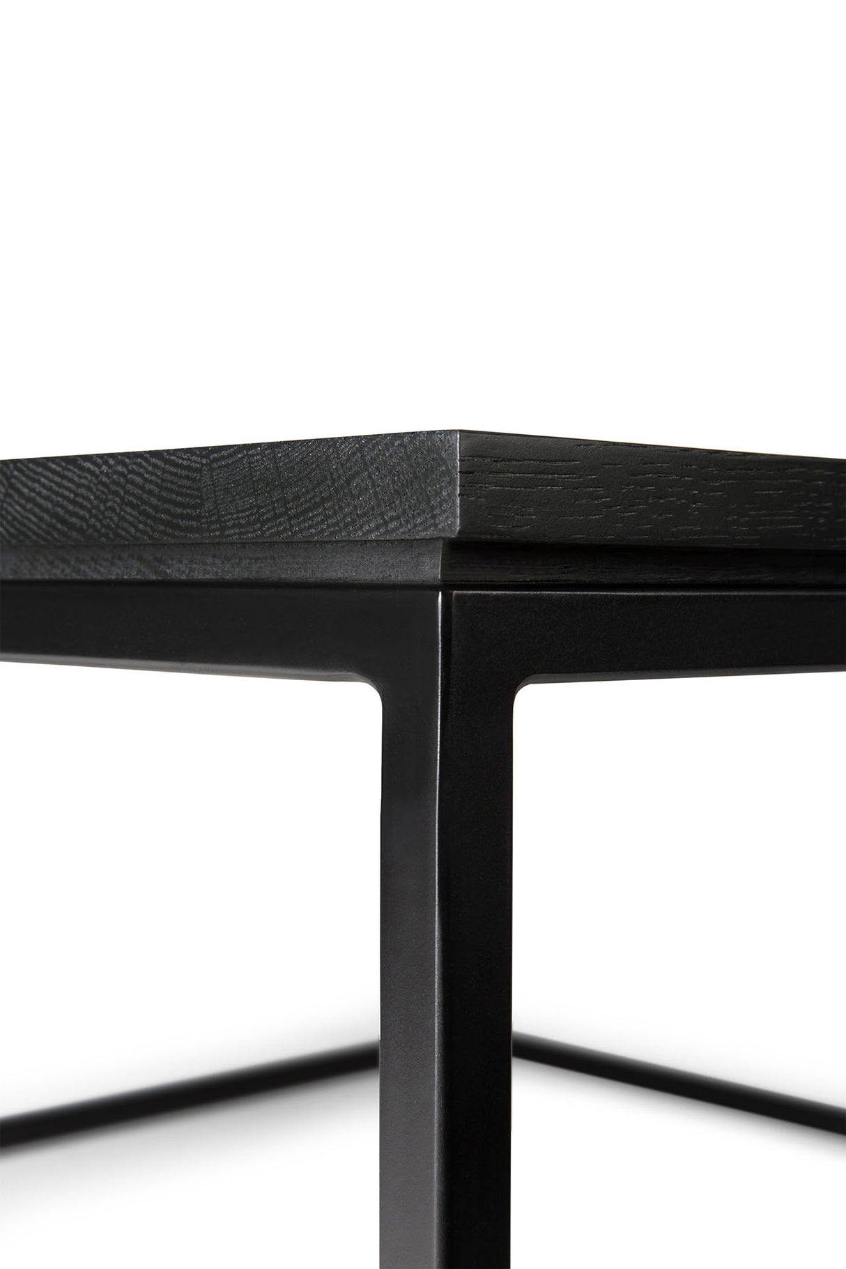 Thin Couchtisch - lackierte Eiche - schwarz - rechteckig - ZEN ZONE