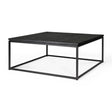 Thin Couchtisch - lackierte Eiche - schwarz - rechteckig - ZEN ZONE