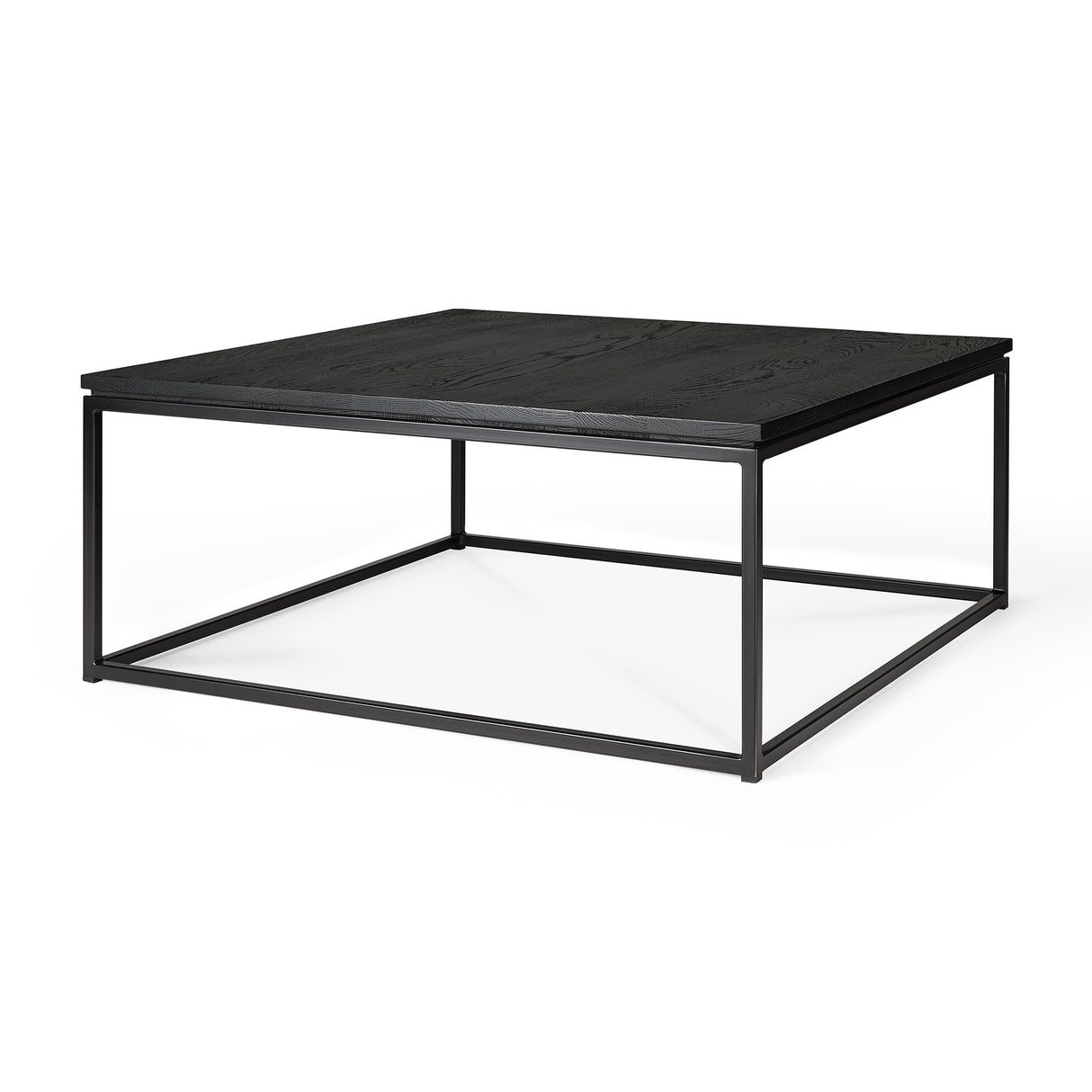 Thin Couchtisch - lackierte Eiche - schwarz - rechteckig - ZEN ZONE