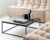 Thin Couchtisch - lackierte Eiche - schwarz - rechteckig - ZEN ZONE