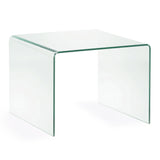 Burano Beistelltisch aus Glas 60 x 60 cm - ZEN ZONE