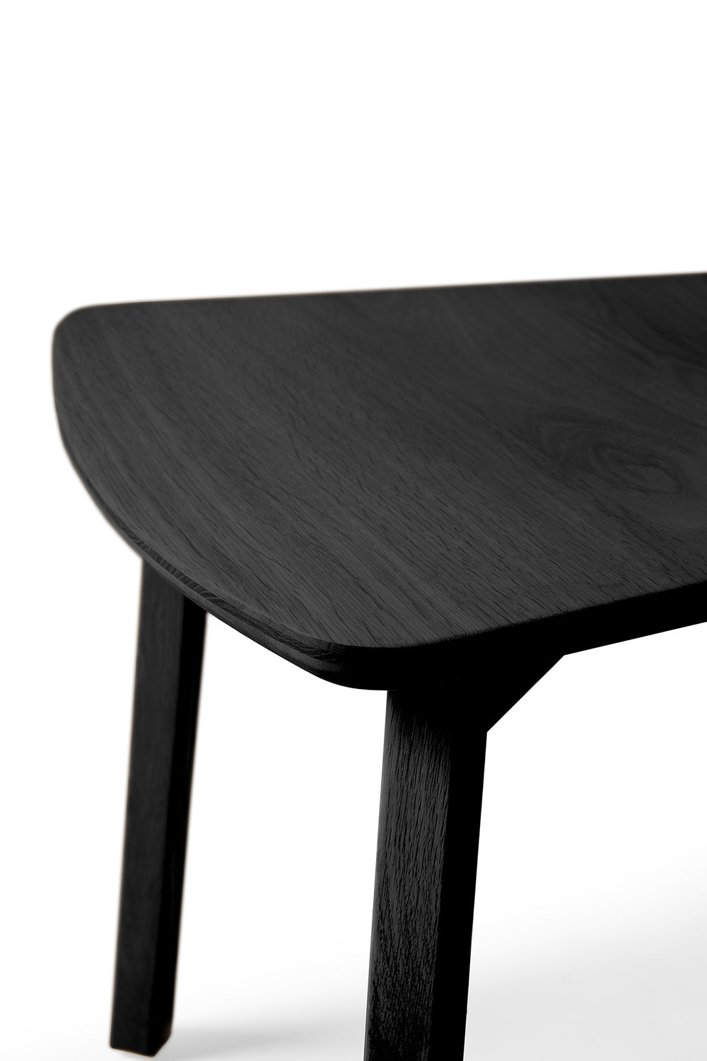 Casale Esszimmerstuhl - lackierte Eiche - schwarz - 46 x 52 x 80 cm - ZEN ZONE