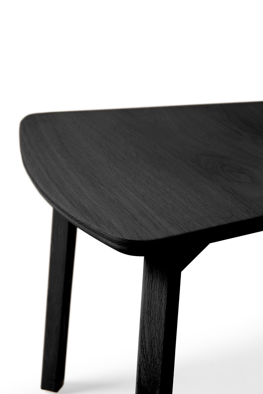 Casale Esszimmerstuhl - lackierte Eiche - schwarz - 46 x 52 x 80 cm - ZEN ZONE