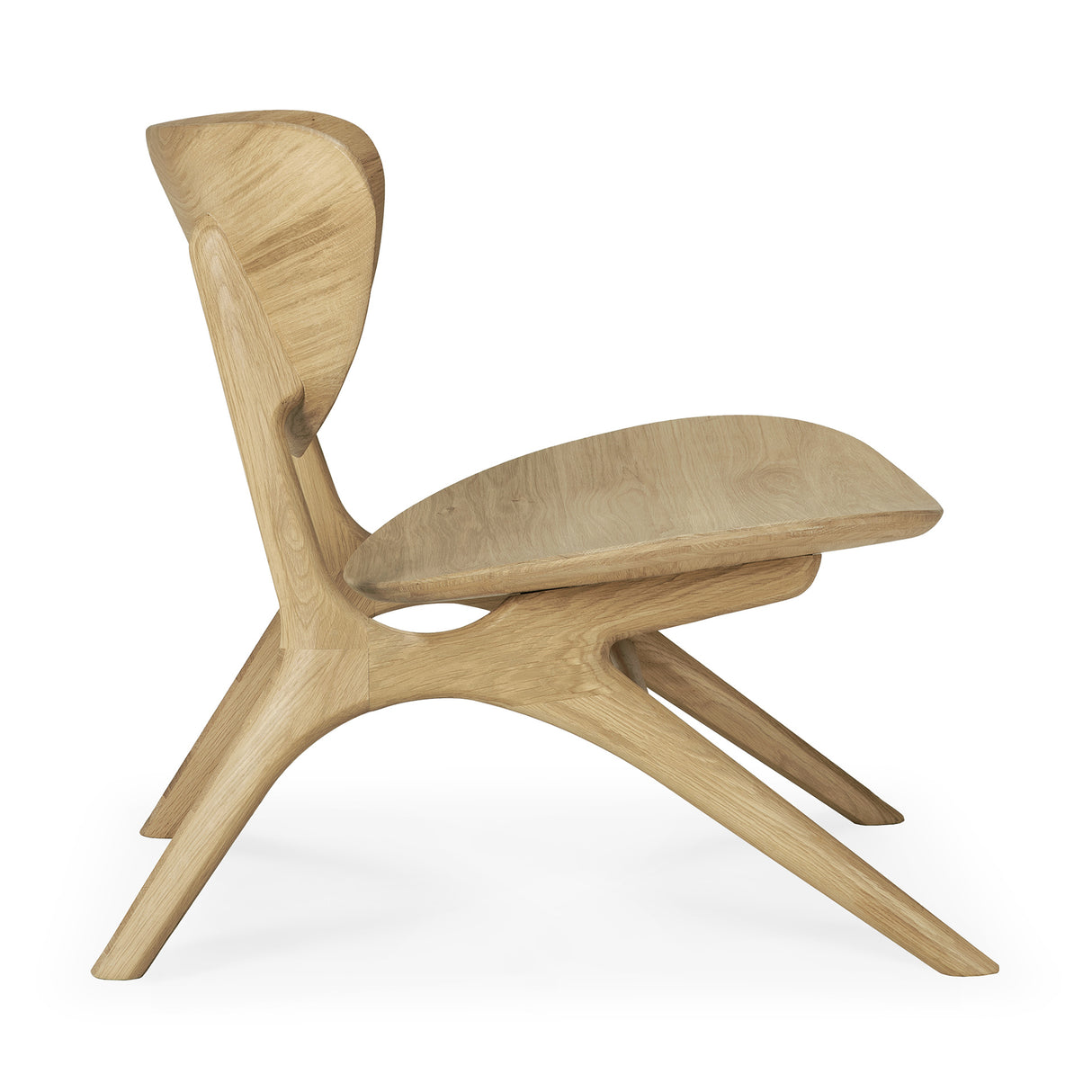Eye Loungestuhl - Eiche - 74 x 77 x 73 cm - ZEN ZONE Furniture