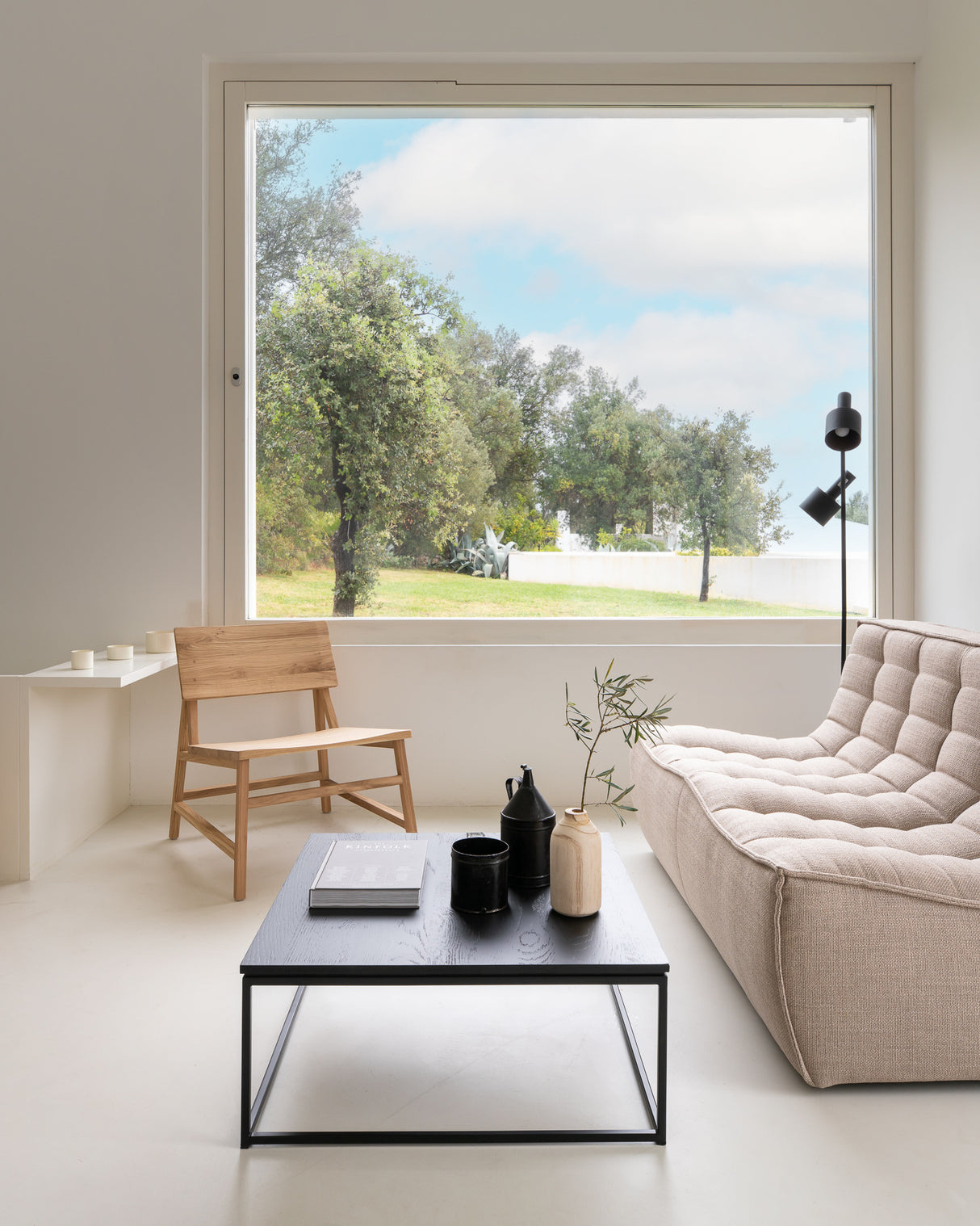 N2 Loungestuhl - Eiche - 58 x 69 x 70 cm - ZEN ZONE