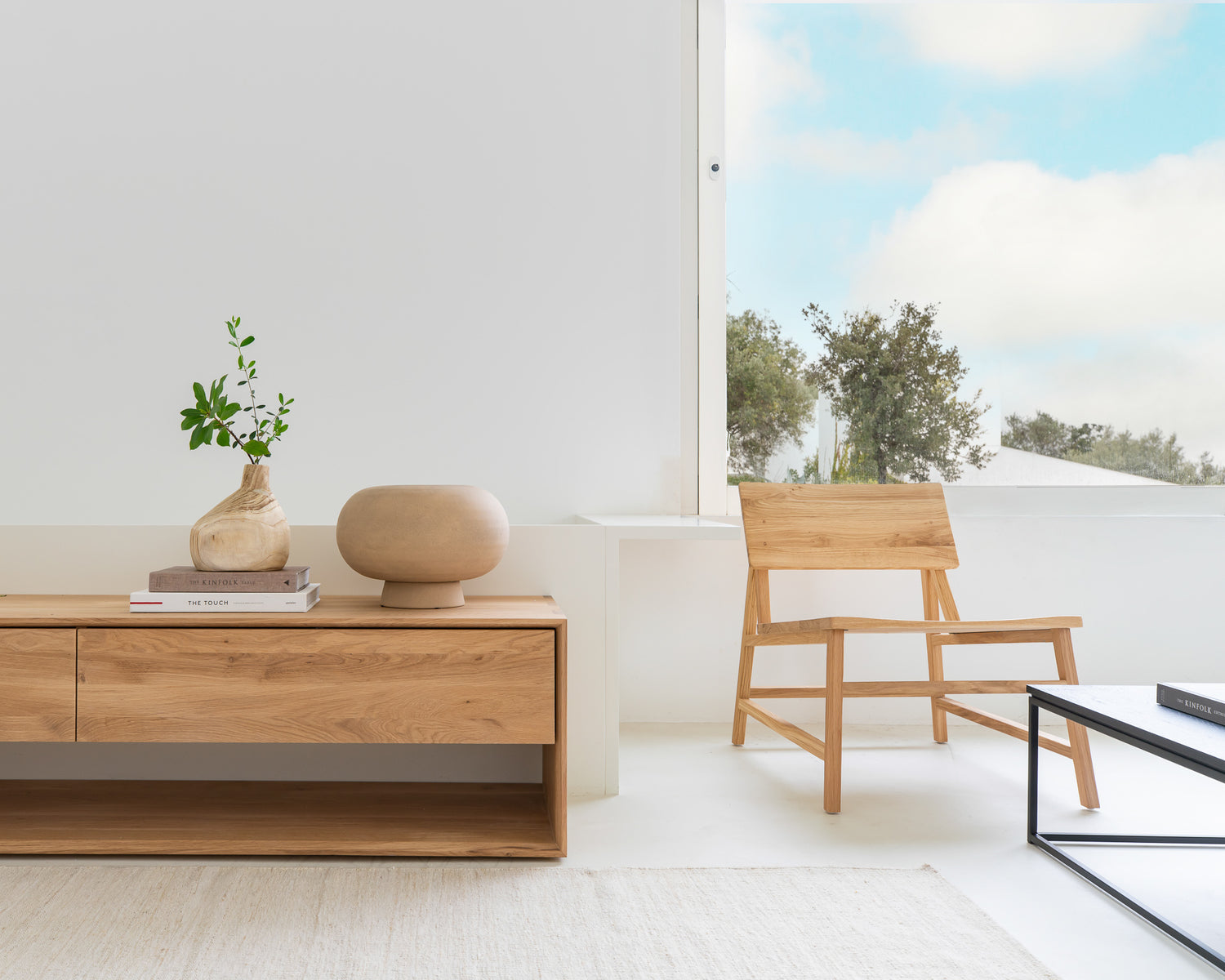 N2 Loungestuhl - Eiche - 58 x 69 x 70 cm - ZEN ZONE