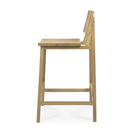 N3 Tresenhocker - Eiche - 49 x 50 x 92 cm - ZEN ZONE Furniture