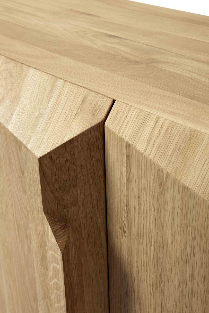 Stairs Sideboard - lackierte Eiche - 4 Türen - 200 x 46 x 80 cm - ZEN ZONE Furniture