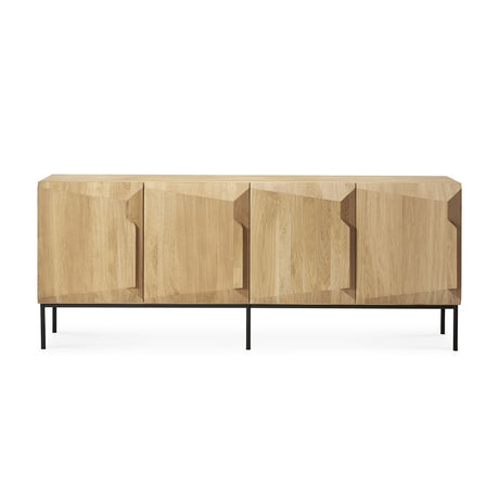 Stairs Sideboard - lackierte Eiche - 4 Türen - 200 x 46 x 80 cm - ZEN ZONE Furniture