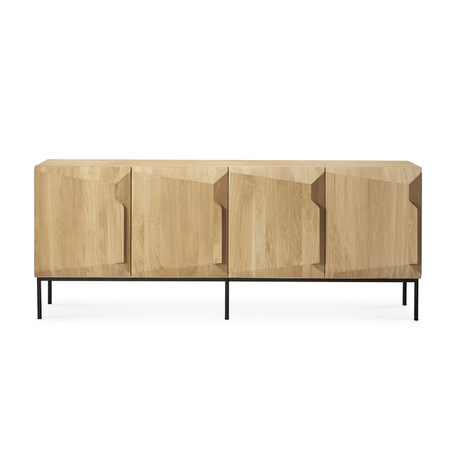 Stairs Sideboard - lackierte Eiche - 4 Türen - 200 x 46 x 80 cm - ZEN ZONE Furniture