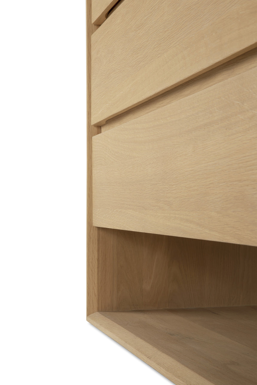Nordic Kommode - Eiche - 3 Schubladen - 130 x 56 x 83 cm - ZEN ZONE Furniture