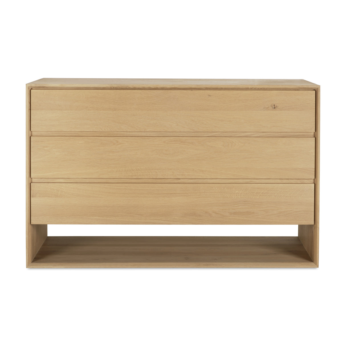 Nordic Kommode - Eiche - 3 Schubladen - 130 x 56 x 83 cm - ZEN ZONE Furniture