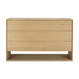 Nordic Kommode - Eiche - 3 Schubladen - 130 x 56 x 83 cm - ZEN ZONE Furniture