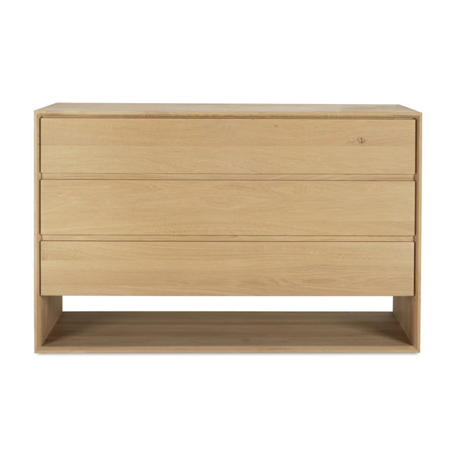 Nordic Kommode - Eiche - 3 Schubladen - 130 x 56 x 83 cm - ZEN ZONE Furniture