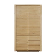 Shadow Kommode - Eiche - 3 Türen - 2 Schubladen - 115 x 60 x 200 cm - ZEN ZONE Furniture