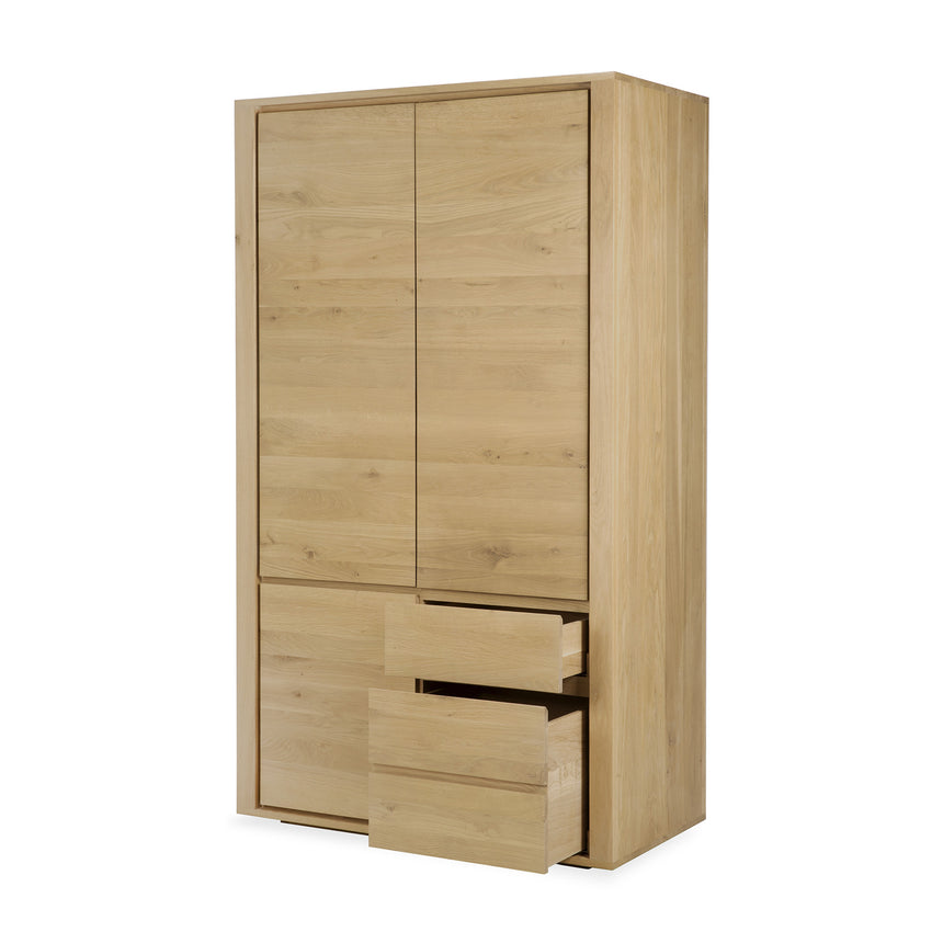 Shadow Kommode - Eiche - 3 Türen - 2 Schubladen - 115 x 60 x 200 cm - ZEN ZONE Furniture