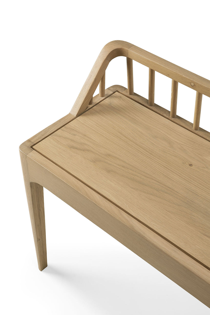 Spindle Sitzbank - Eiche - 150 x 35 x 60 cm - ZEN ZONE