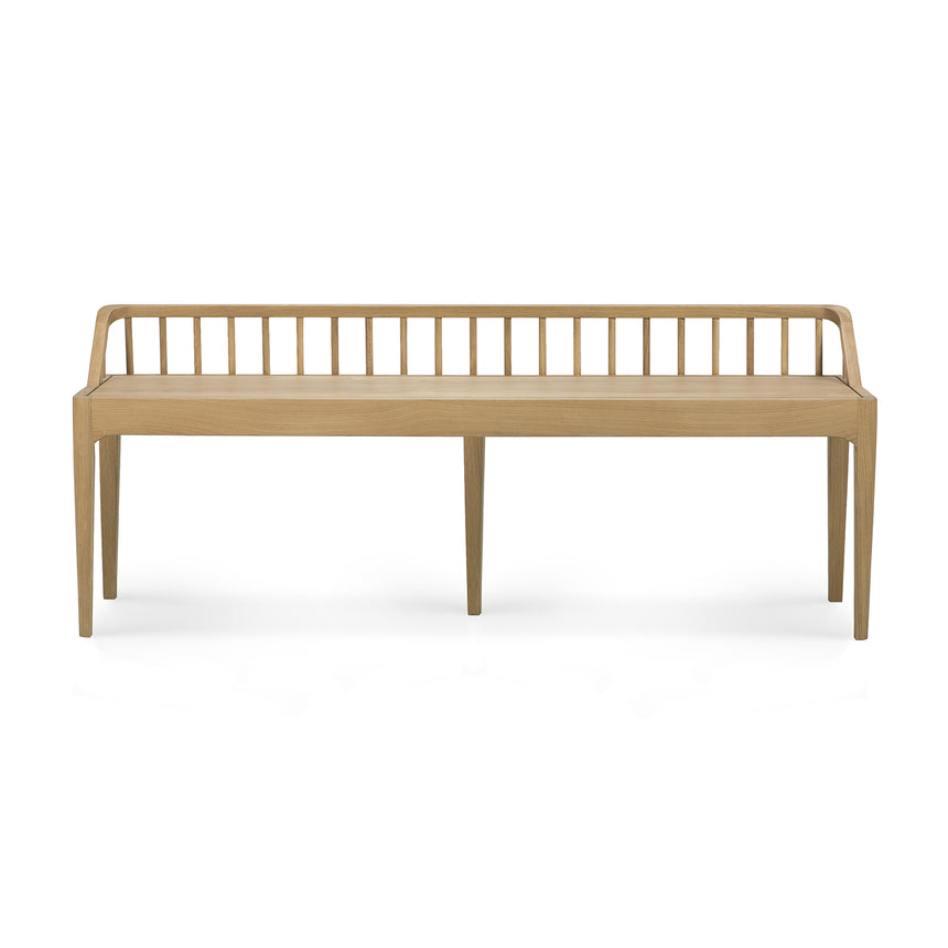 Spindle Sitzbank - Eiche - 150 x 35 x 60 cm - ZEN ZONE