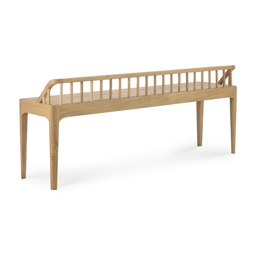 Spindle Sitzbank - Eiche - 150 x 35 x 60 cm - ZEN ZONE