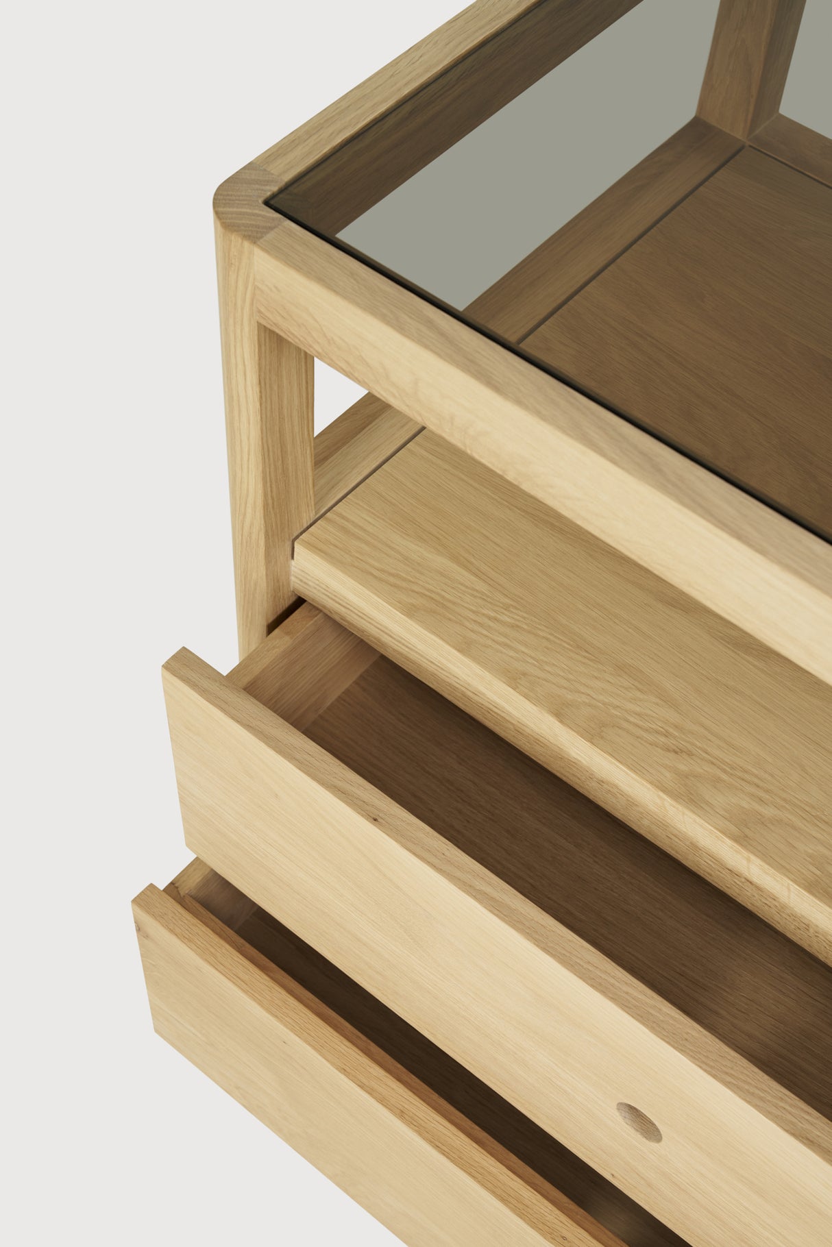 Spindle Kommode - Eiche - 4 Schubladen - 150 x 56 x 83 cm - ZEN ZONE Furniture