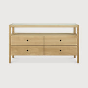Spindle Kommode - Eiche - 4 Schubladen - 150 x 56 x 83 cm - ZEN ZONE Furniture