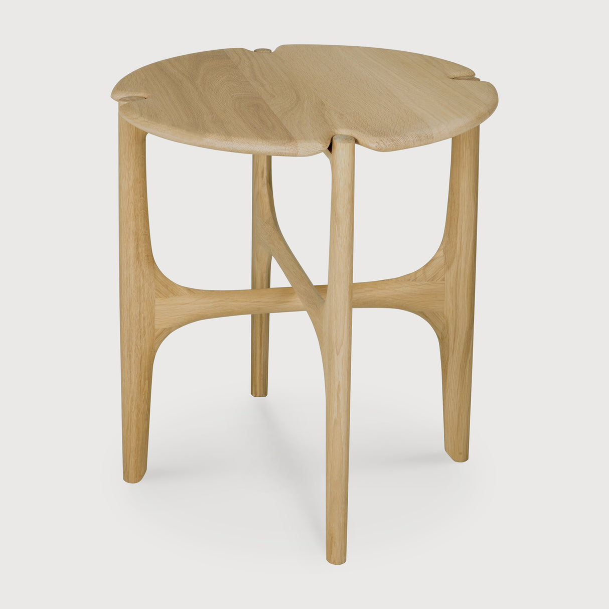 PI Beistelltisch - lackierte Eiche - rund - 47 x 47 x 50 cm - ZEN ZONE Furniture