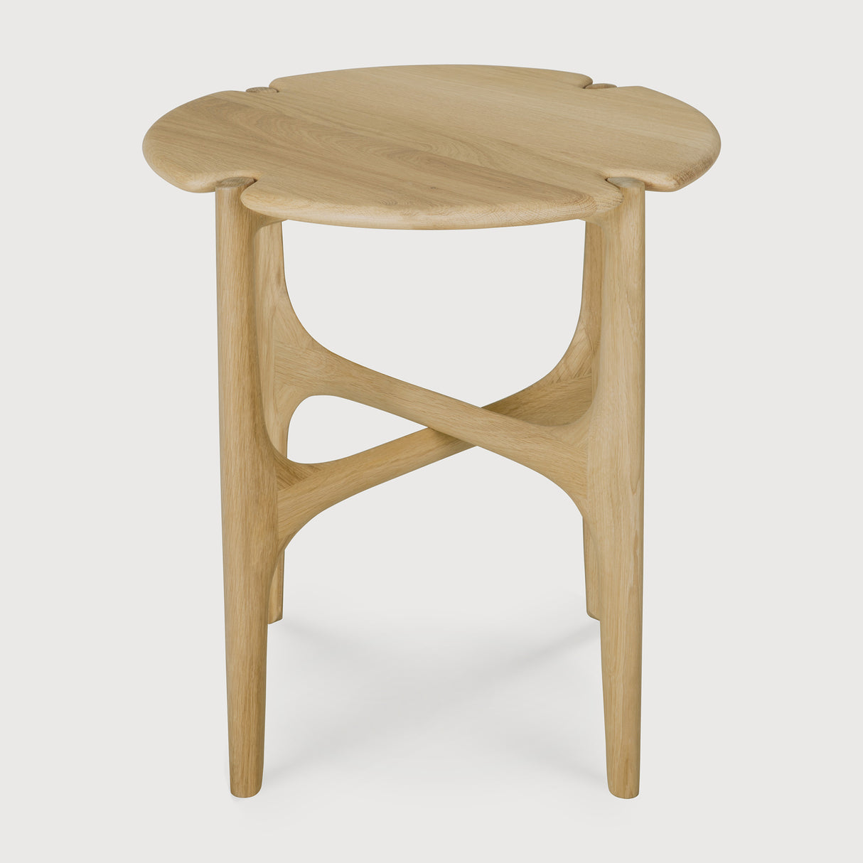 PI Beistelltisch - lackierte Eiche - rund - 47 x 47 x 50 cm - ZEN ZONE Furniture