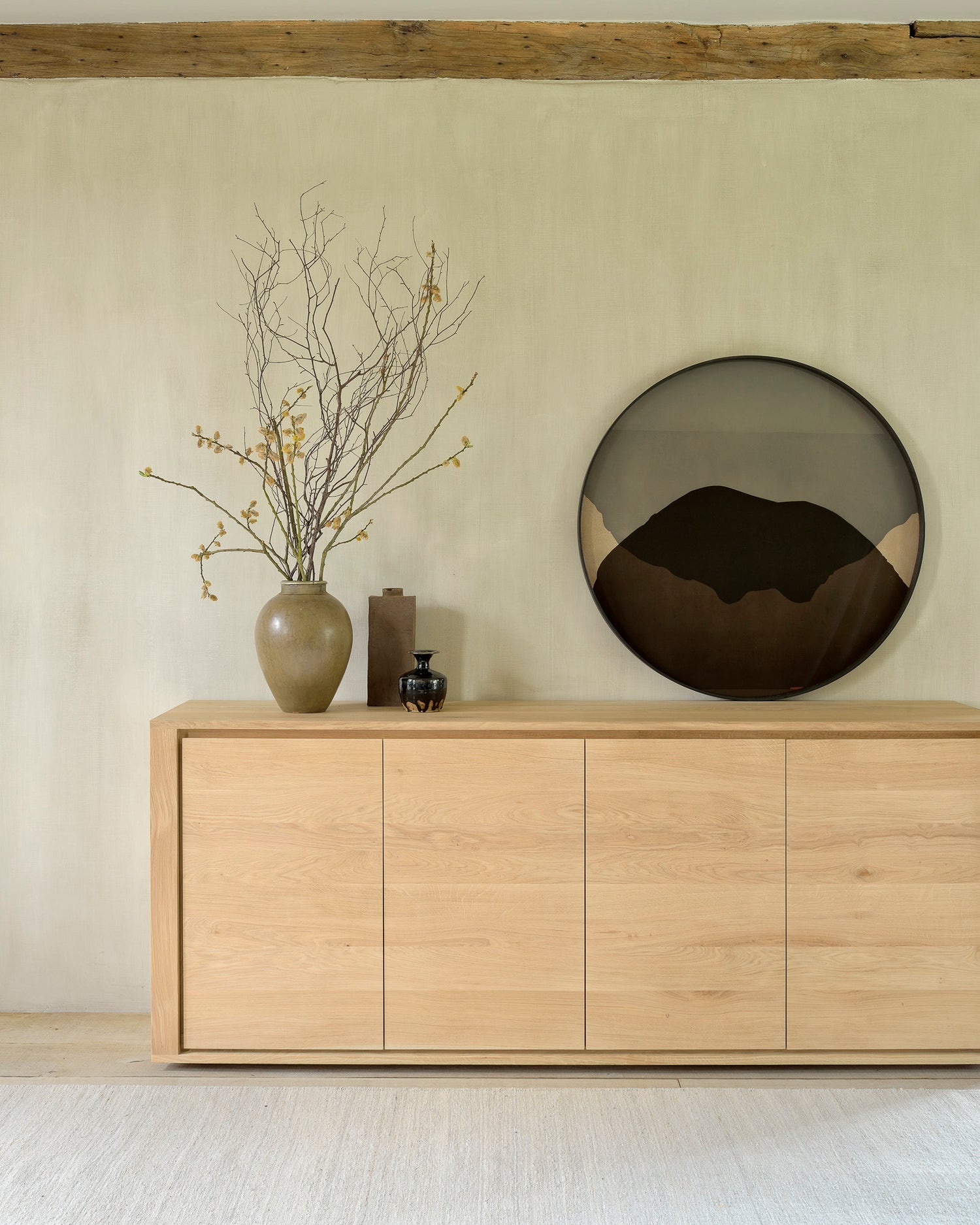Shadow Sideboard - Eiche - 5 Türen - 250 x 45 x 84 cm - ZEN ZONE Furniture