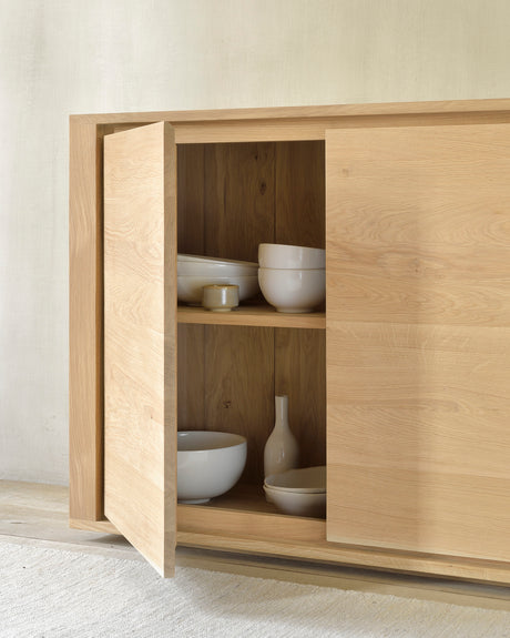 Shadow Sideboard - Eiche - 5 Türen - 250 x 45 x 84 cm - ZEN ZONE Furniture