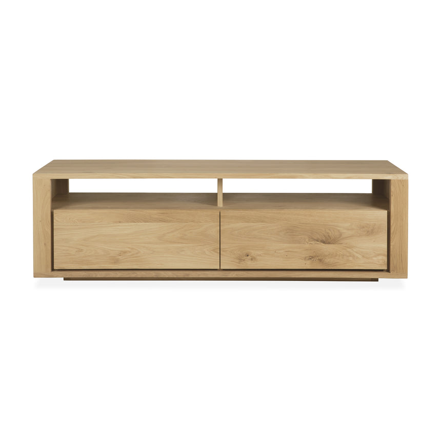Shadow TV-Schrank - Eiche - 2 Schubladen - 140 x 46 x 42 cm - ZEN ZONE Furniture