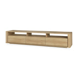 Shadow TV-Schrank - Eiche - 3 Schubladen - 210 x 46 x 42 cm - ZEN ZONE Furniture