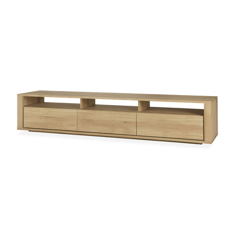 Shadow TV-Schrank - Eiche - 3 Schubladen - 210 x 46 x 42 cm - ZEN ZONE Furniture