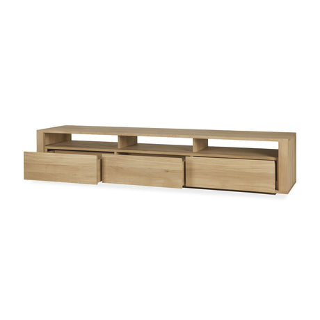Shadow TV-Schrank - Eiche - 3 Schubladen - 210 x 46 x 42 cm - ZEN ZONE Furniture